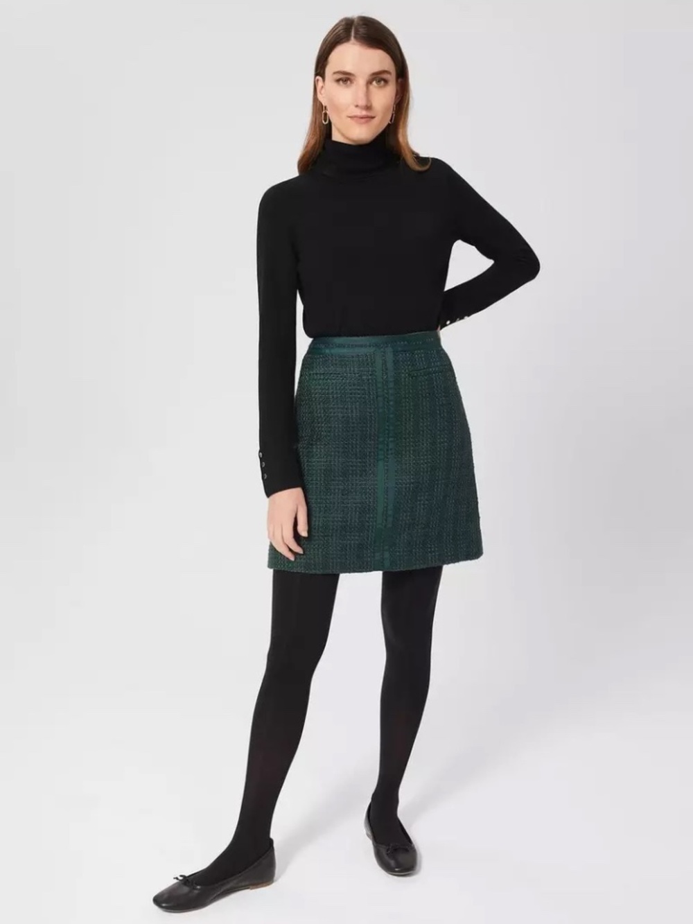 Hobbs Estella Tweed Skirt